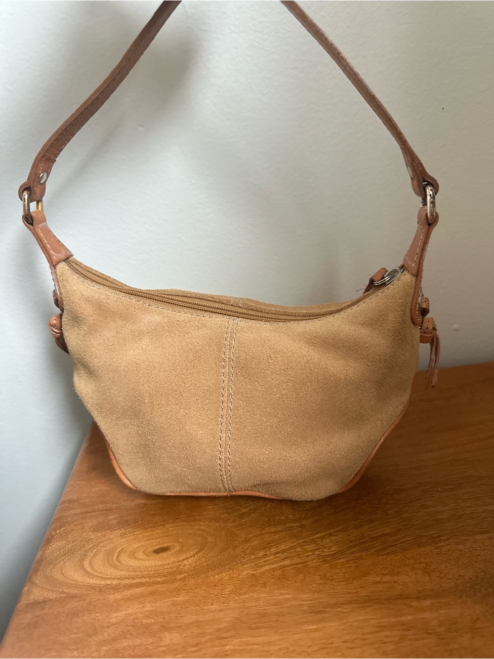 Fossil Tan Suede Shoulder Bag - Women